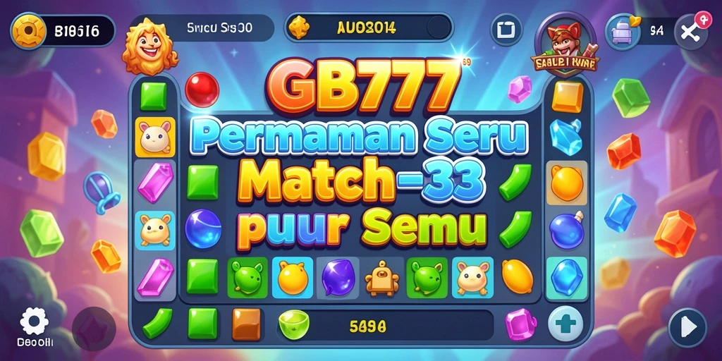 Tampilan gameplay GB777 yang seru dalam genre Match-3.