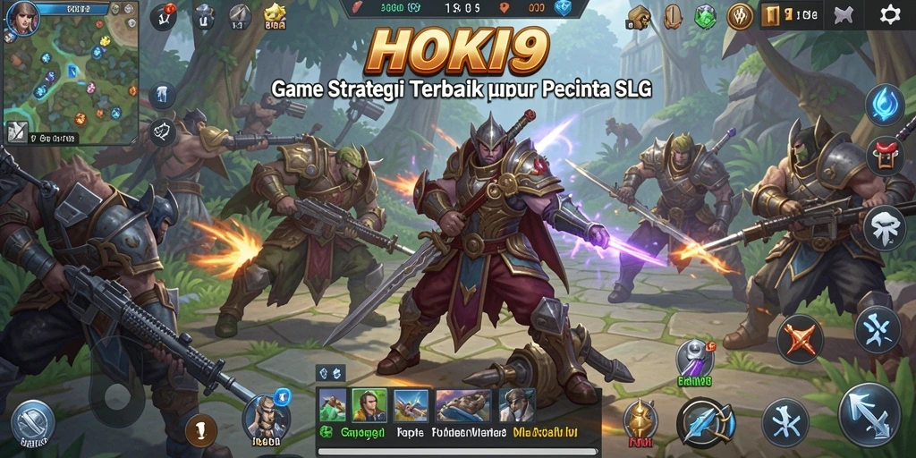 Tampilan gameplay mendebarkan di HOKI9, tunjukkan strategi yang terlibat.