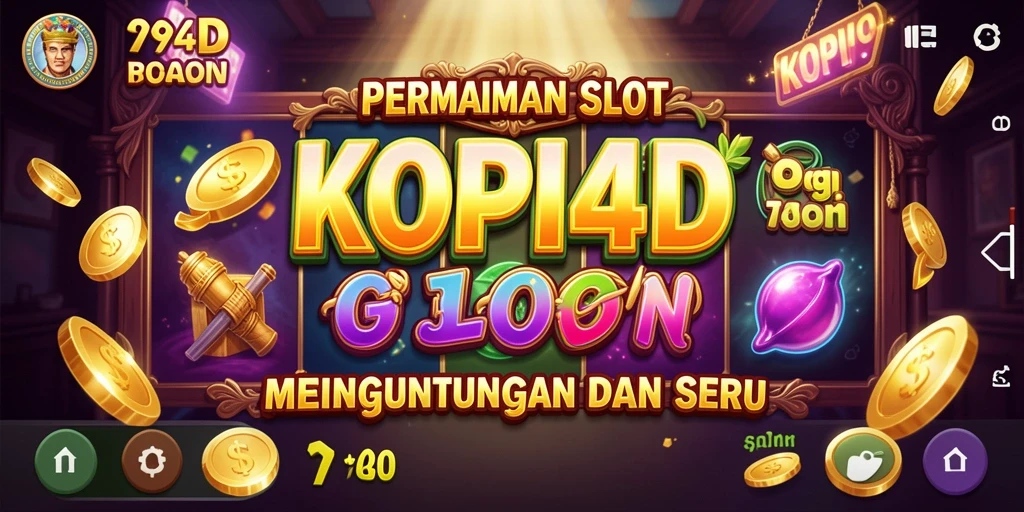 Tampilan gameplay seru KOPI4D di layar smartphone.