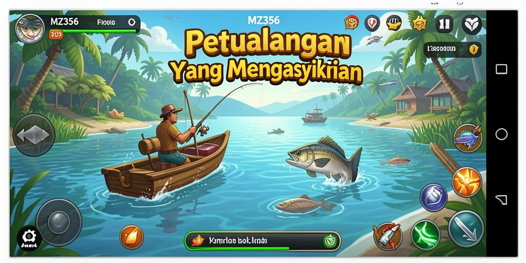 Tangkapan ikan besar di MZ356 dengan grafis menawan.